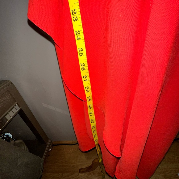 adrianna papell Plus’s Size 16 MIDI Red Summer Sleeveless Formal Party Dress - Picture 5 of 9